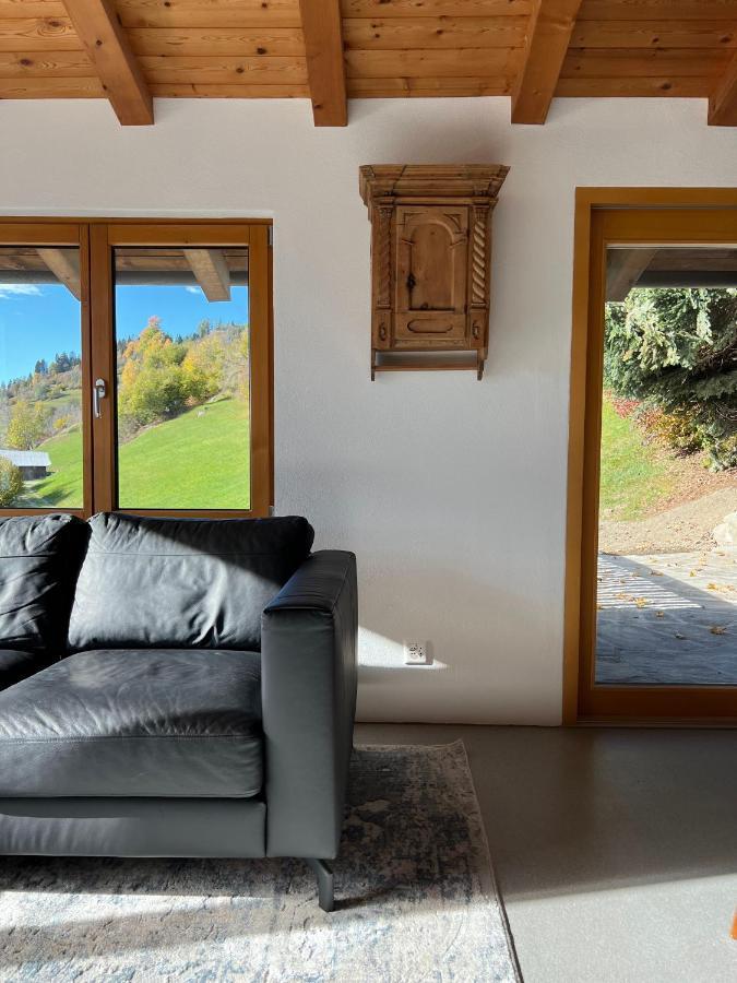 Casa Campanula Villa Laax Bagian luar foto