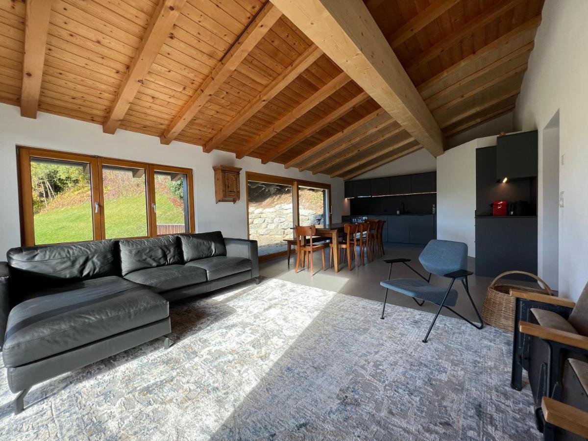 Casa Campanula Villa Laax Bagian luar foto