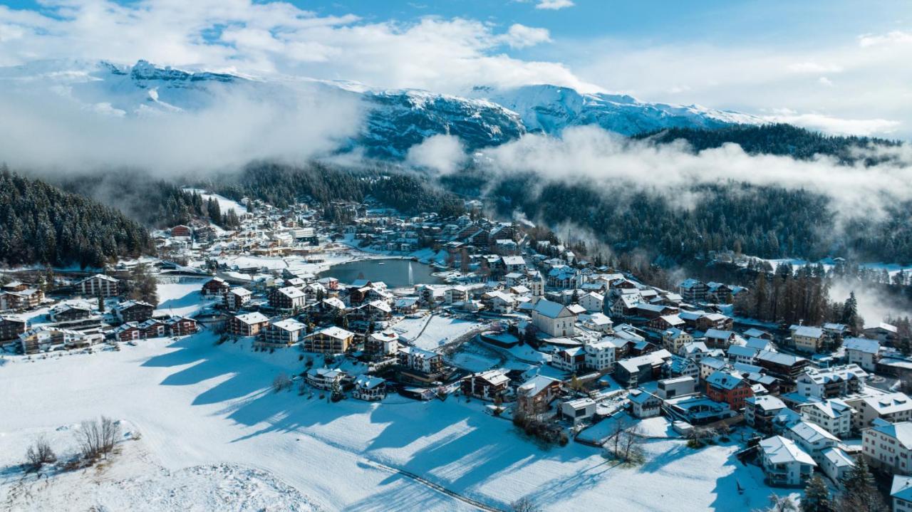 Casa Campanula Villa Laax Bagian luar foto