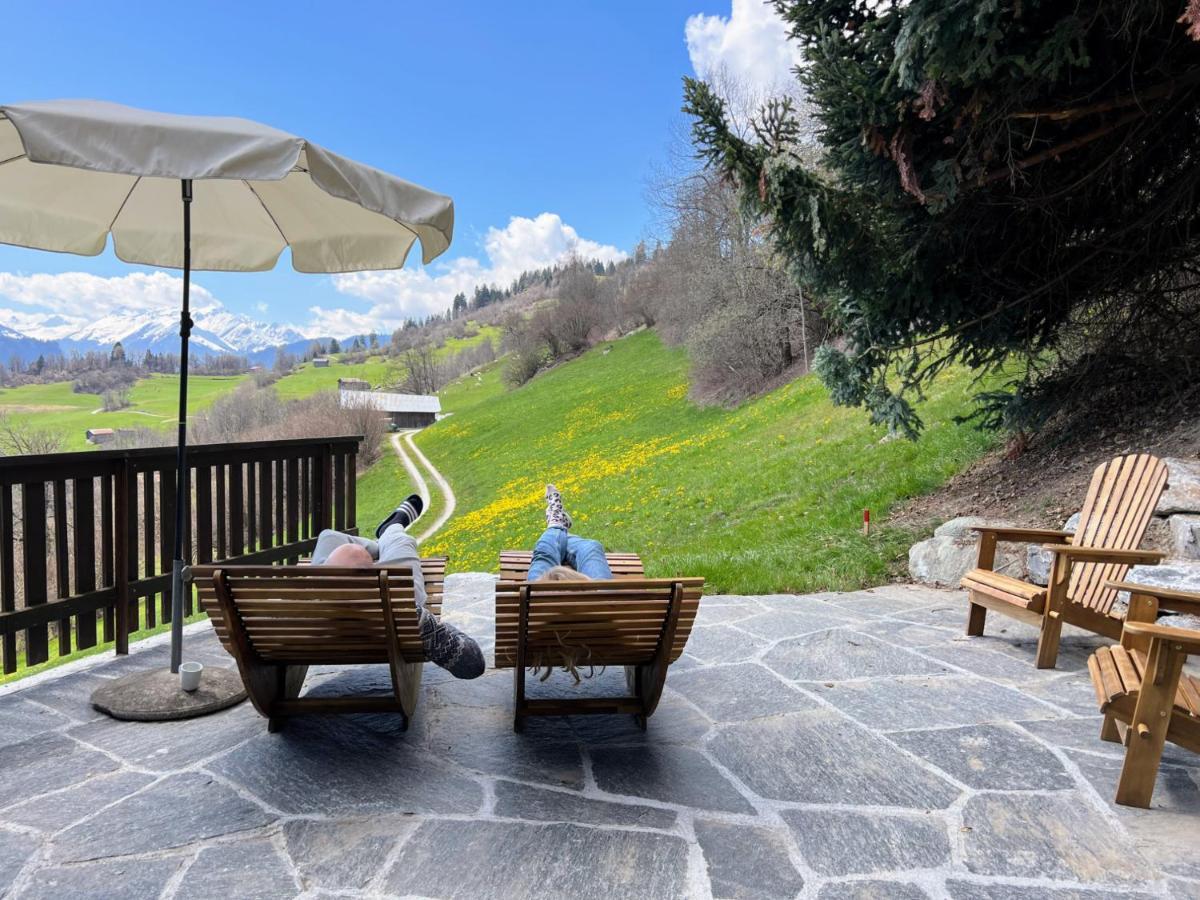 Casa Campanula Villa Laax Bagian luar foto
